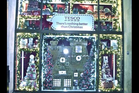 Tesco Regent Street Christmas window